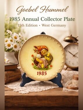 Goebel Hummel 1985 Annual Collector Plate – 15th Edition West Germany